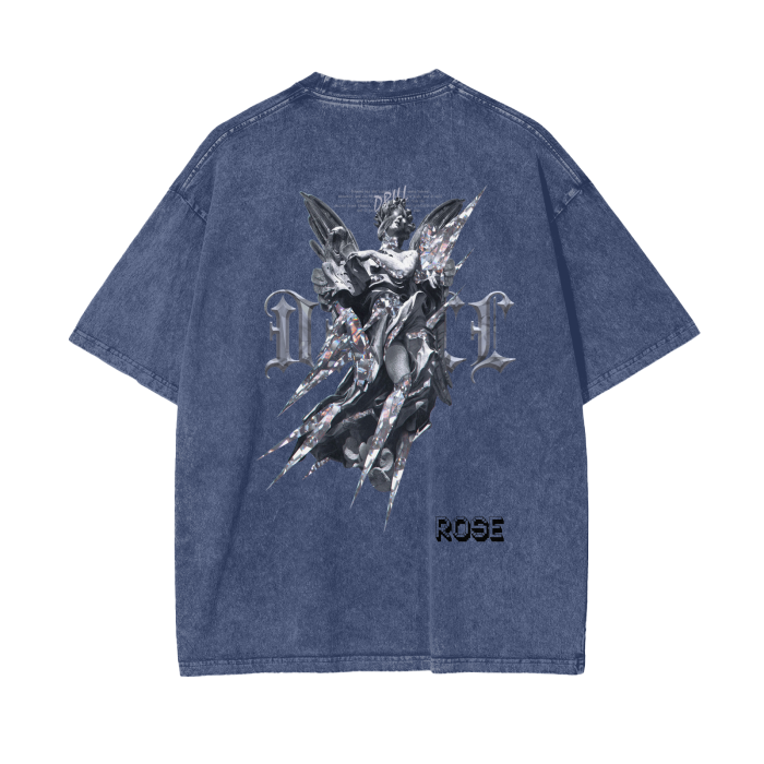 Acid Wash Oversize T-Shirt - 250 GSM