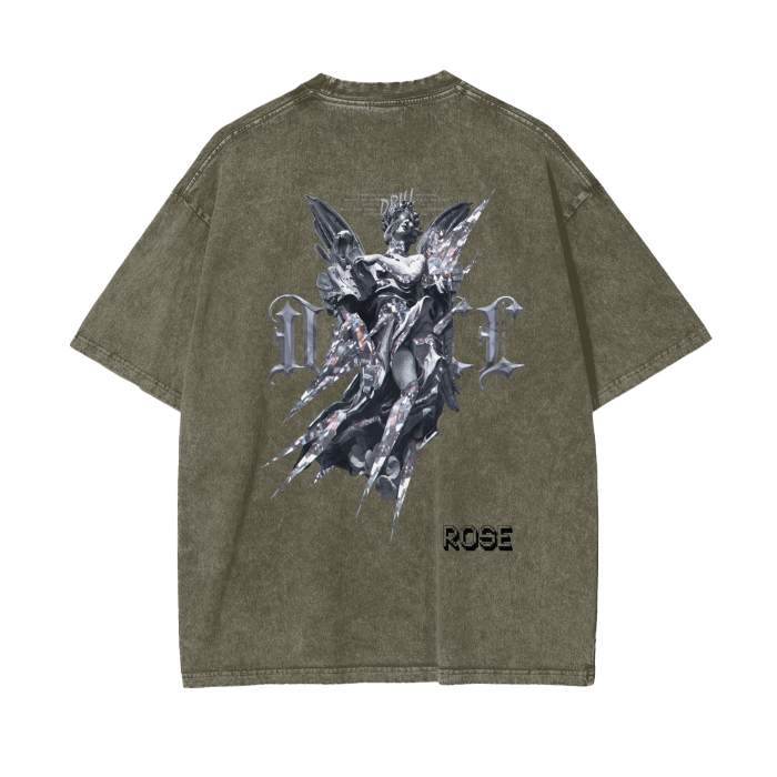 Acid Wash Oversize T-Shirt - 250 GSM