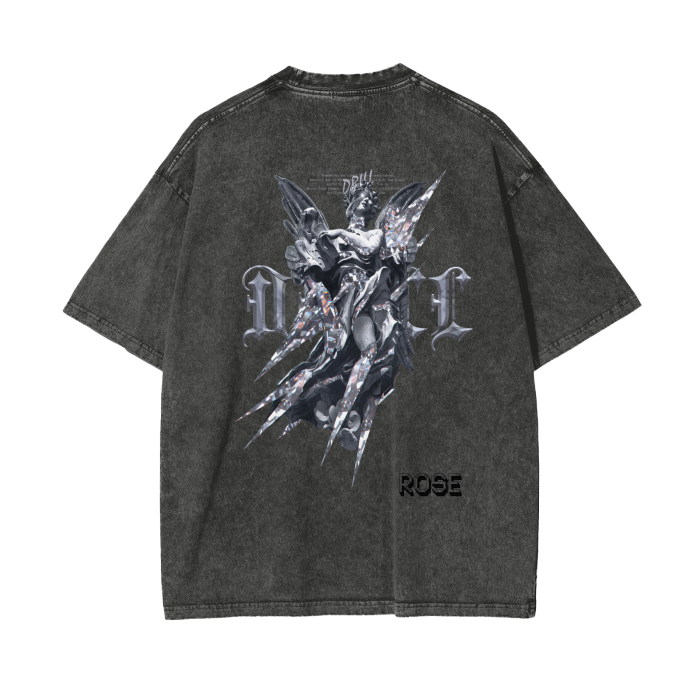 Acid Wash Oversize T-Shirt - 250 GSM