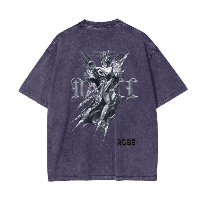 Acid Wash Oversize T-Shirt - 250 GSM