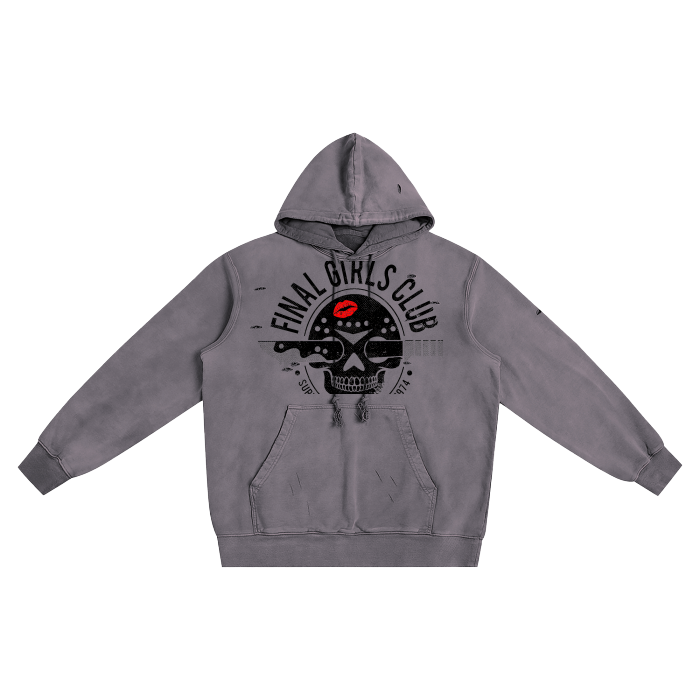 Heavyweight Pure Cotton Hand-Frayed Monkey Washed Hoodie