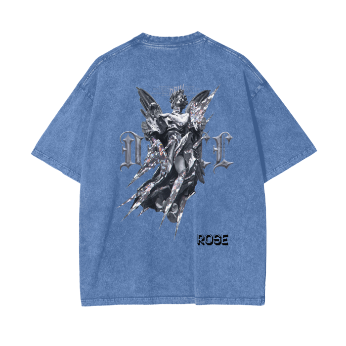 Acid Wash Oversize T-Shirt - 250 GSM